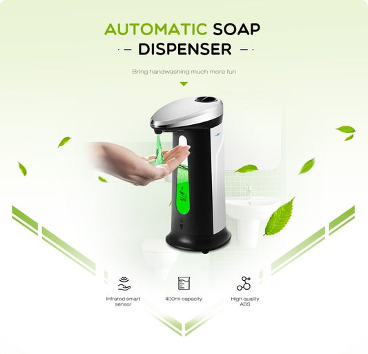 Dispenser Automat de Săpun Lichid – Senzor Inteligent, 400ml, Touchless