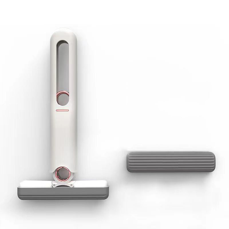 Mini Mop Portabil cu Stoarcere Automată – Mop Multifuncțional pentru Podele, Geamuri, Birouri | Mop Compact pentru Casă și Mașină