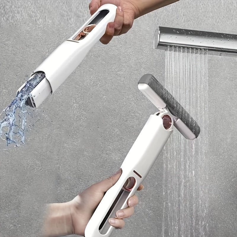 Mini Mop Portabil cu Stoarcere Automată – Mop Multifuncțional pentru Podele, Geamuri, Birouri | Mop Compact pentru Casă și Mașină